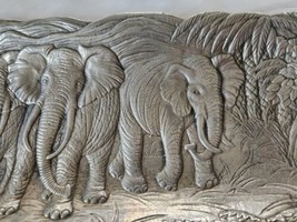 Vintage Arthur Court 1986 Elephant Oblong Serving Tray Platter Large 19” - $28.71