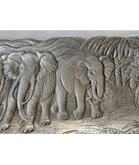 Vintage Arthur Court 1986 Elephant Oblong Serving Tray Platter Large 19” - £22.75 GBP