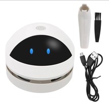 Desk Dust Vacuum Clean Brush USB Charging Home Office Table Sweeper Desk... - $499.76 MXN