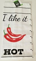 Family Chef Flour Sack Towels Funny "I Like It Hot!" - $8.70