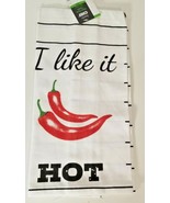 FAMILY CHEF FLOUR SACK TOWELS FUNNY &quot;I LIKE IT HOT!&quot; - £6.82 GBP