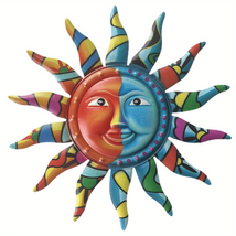1pc, Creative Metal Sun Wall Decor, Metal Wall Art Decorative Pendant, S... - $49.05