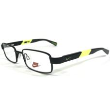 Nike Kids Eyeglasses Frames 5573 011 Black Yellow Rectangular Full Rim 45-16-125 - £22.20 GBP