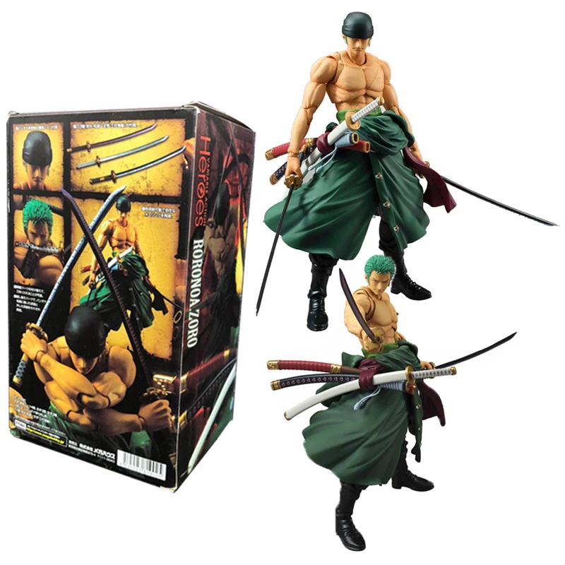 One Piece 18cm Roronoa Zoro Joints Moveable PVC Sauron Articulated Actio... - $39.40+