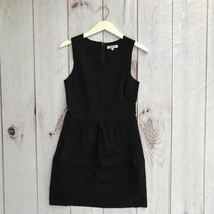 Madewell Knit Scuba Telegraph Black Dress Small EUC - $29.99