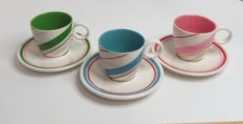 Starbucks Holiday 2007 Espresso Cup &amp; Saucer (Set Of 3) - £15.38 GBP