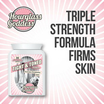 HOURGLASS GODDESS TIGHT AND TONED PILL TRIPLE STRENGTH FORMULA FIRMS SKIN - £26.56 GBP