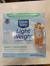 Fresh Step Lightweight Clumping Cat Litter, Unscented, 15.4 lbs (Package... - £34.24 GBP