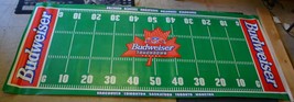 Budweiser NFL Vinyl Banner Football Field Canada Maple Leaf Touchdown 95x40 Vtg - £96.52 GBP