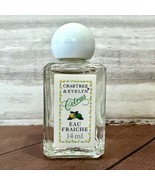 Vintage Crabtree &amp; Evelyn Citrus Eau Fraiche 14 ml Mini Travel Bottle Pe... - $24.74