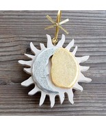 Golden Wooden Moon and Sun Wall Window Decoration - $46.06 CAD
