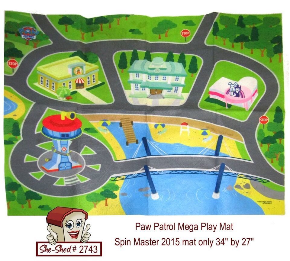 Primary image for Paw Patrol Felt Mega Playmat by Spin Master Nickelodeon - used, good condition