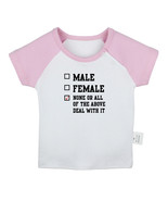 None Or All Of The Above Deal With It Funny Tshirt Newborn Baby T-shirts... - £8.21 GBP