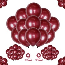 50Pcs Burgundy Latex Balloons Kit For Women Party Decoration, 5 Inch Win... - $11.99