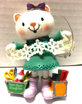 American Greetings 2011 PURRFECT Daughter Kitty Cat Christmas Ornament - £3.88 GBP