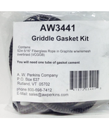 AW 3441 Griddle Mesh Replacement Gasket Vermont Castings 0003441 5/16&quot; V... - £20.80 GBP