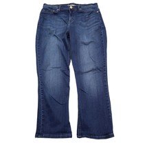 Lee Pants Womens 12 Blue Modern Series Mid Rise Fit Denim Casual Jeans - £18.50 GBP