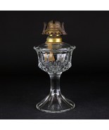 Duncan &amp; Miller Quartered Block Kerosene Oil Lamp, Antique EAPG Queen An... - £35.97 GBP