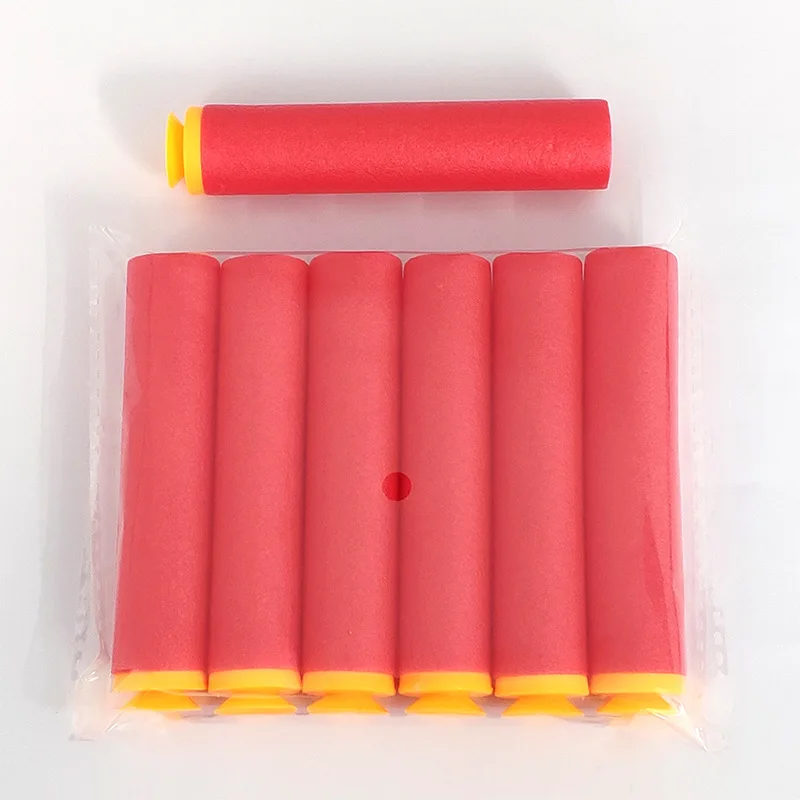 30 Pcs Red Body 8.5x1.8cm Refill Darts Sucker Head Toy Bullet for Mega Nerf - £11.22 GBP