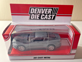 DENVER DIE CAST METAL GRAY CAR + DENVER MODELS RACING CAR - $8.91