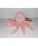 Ty Beanie Baby Inky Plush 7in Pink Octopus Stuffed Animal Retired with T... - $9.99