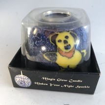 Vintage Magic Glow Candle Round Wax Ball Sphere New in Box Dancing Bear Dead 4&quot; - £15.81 GBP