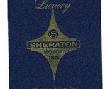 Sheraton Motor Inn New York City Passport to Luxury Booklet 1960&#39;s - $74.44