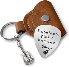 I Couldn&#39;T Pick A Better Son, Stainless Steel Guitar Picks Jewelry, By Ptzizi. - £16.75 GBP