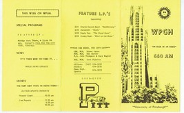 640 AM WPGH Pittsburgh Pitt VINTAGE March 14 1977 Music Survey Genesis #1 - $14.84