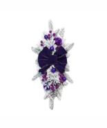 Anyhouz Christmas Wreath Violet  Ribbon Hanging Decorative Ornaments - $2,375.85 MXN+