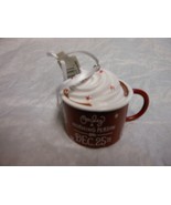 Hallmark &quot;Only A Morning Person On Dec. 25th Cocoa Mug&quot; Ornament NEW wit... - $418.10 MXN