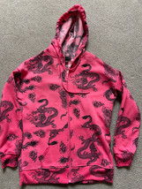Streetwear Society Active Hoodie Sweatshirt Pink Sz Small Dragons - £11.69 GBP