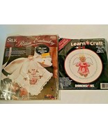 Angel Embroidery Kits Learn a Craft Cross Stitch &amp;  Ribbon Embroidery Ch... - £16.90 GBP