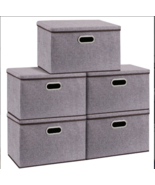 Storage Linen Box Folding Cotton Clothing Boxes Square Box Clothing Storage Box - $186.86