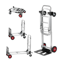 VEVOR Aluminum Folding Hand Truck, 2 in 1 Design 400 lbs Capacity, Dolly... - $65.90
