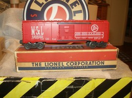 LIONEL 6464-525 M&amp;STL BOXCAR WITH ORIGINAL BOX - $65.00