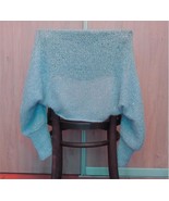 Uni Colors Hand Knitted Shrug with Alpaca and Silk Yarns - Cozy Soft Wom... - $93.00