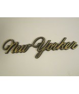 Original Vintage Metal Car Emblem CHRYSLER New Yorker [Y65a] - £19.95 GBP