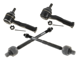 4 Tie Rods Inner Outer Rack Ends For KIA Sedona EX LX Mini Passenger Van 3.5L  - £34.21 GBP