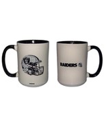 Raiders Las Vegas Oakland Football Helmet Coffee Tea Cup Mug Ceramic 15 oz - $436.59 MXN