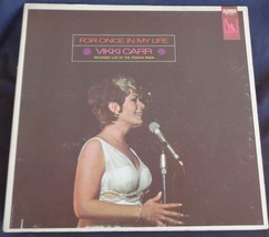 For Once In My Life, Vikki Carr – Vintage Full Length LP Record – 33.3 S... - $9.89