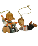 2 Goebel Berta Hummel Ornaments To A Good Girl What Could it Be Children... - $14.83