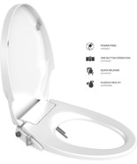 Toilet Seat Bidet Seat With Self Cleaning Dual Nozzles Non Electric Sepa... - $123.94