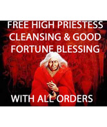 FREE W ANY ORDER HIGH PRIESTESS CLEANSING GOOD FORTUNE BLESSING MAGICK - $0.00