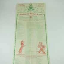 Jerome H. Remick &amp; Co Advertising Christmas Bulletin Sheet Music Antique 1911 - £15.97 GBP