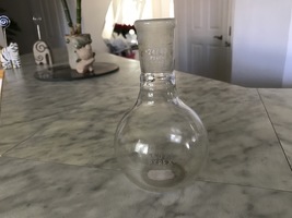 24/40 Pyrex 250 ml Glass Boiling Flask (USA)  - $10.43