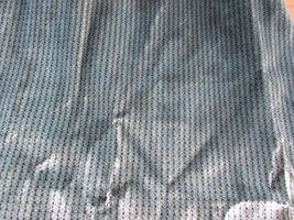 22&quot; x 1yard grey stripes upholstrey  heavy fabric - $8.10