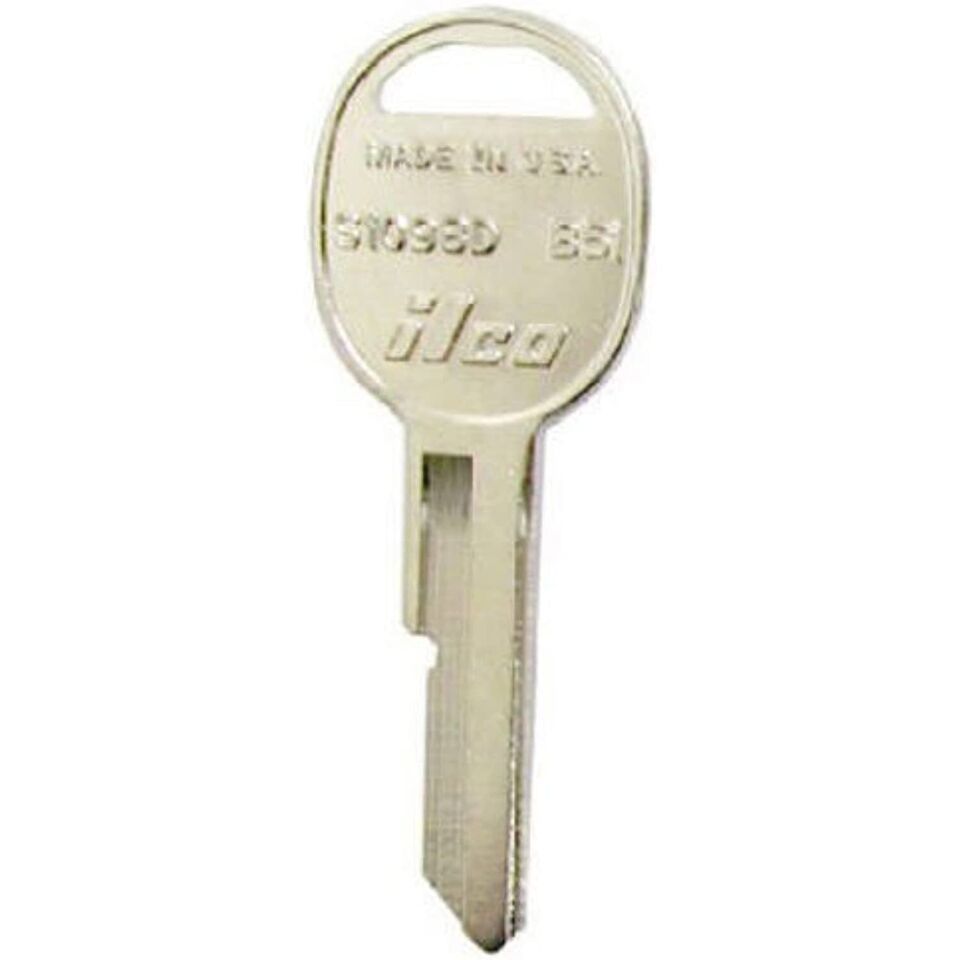 KABA ILCO B51-P Plastic Head Key Blank, D-Keyway for General Motors Doors &amp; - $20.76