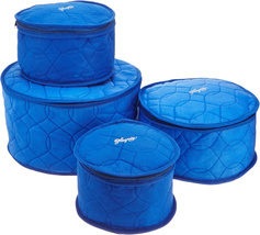 Hagerty Plate Saver China Storage, Set of 4, Blue - £31.84 GBP