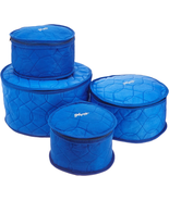 Hagerty Plate Saver China Storage, Set of 4, Blue - £32.19 GBP